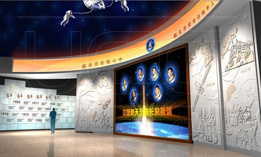 企業(yè)展廳設(shè)計(jì)裝修總共就兩個部分