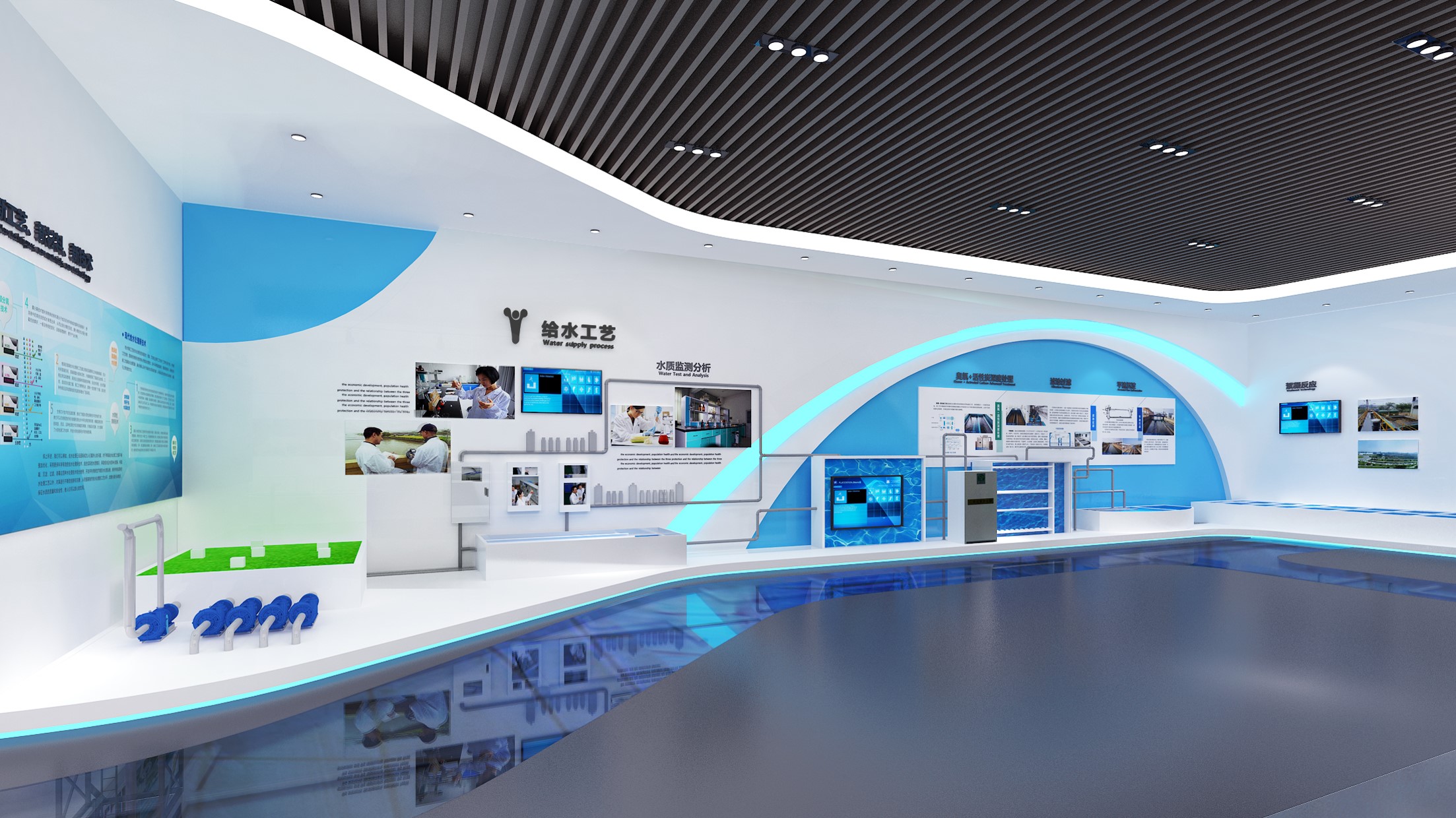 上善若水，水潤萬物——日照水務(wù)集團企業(yè)展廳(圖5)