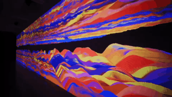 新媒體藝術(shù)裝置營造的沉浸式氛圍(圖1)