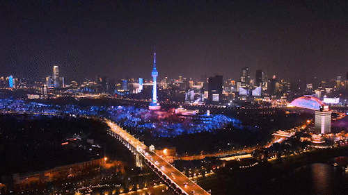 太美了~被武漢櫻花主題3D Mapping燈光秀給驚艷到了！(圖9)