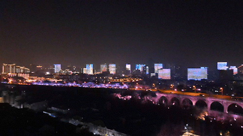 太美了~被武漢櫻花主題3D Mapping燈光秀給驚艷到了！(圖11)