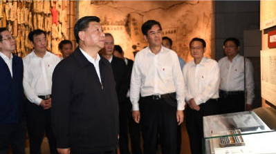 【建黨100周年】跟著習(xí)近平總書記的紅色足跡看展館！(圖9)